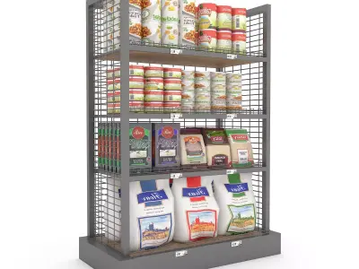 canned food 02 Low-poly 3D model