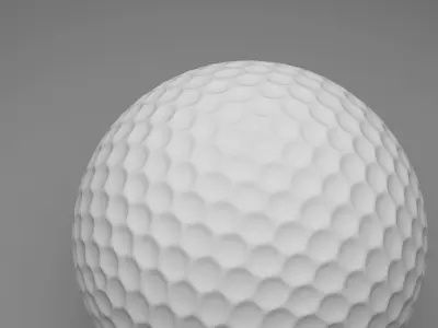 Golf Ball 3D model 3