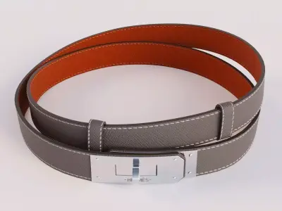 HERMES EPSOM KELLY BELT 3D model