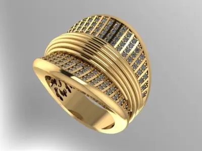 fusion ring 3D print model