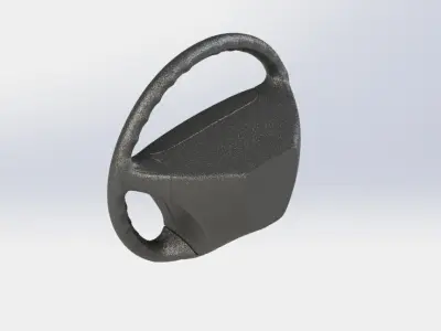 Mercedes-Benz W124 Steering Wheel STL Model PRINTABLE Free 3D print model