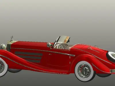 Mercedes Benz 540 K 3D model