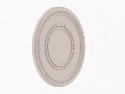 Classic Ceiling Medallion 43 3D model