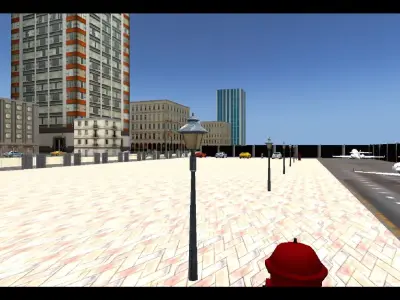 3D Models of Cities  3d models for blender and Unity Low-poly 3D model