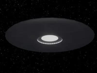 Sombrero UFO Free 3D model