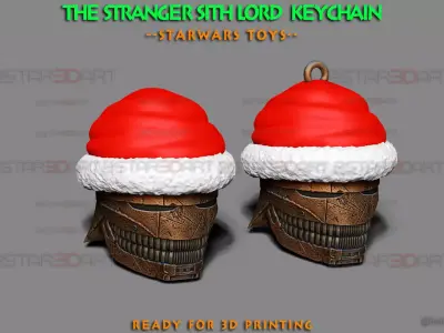 The Stranger Sith Lord keychain - Starwars Decoration 3D print model
