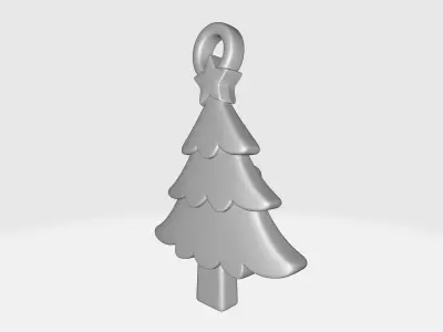 Christmas Tree Ornament Festive Holiday Decoration  3D print model