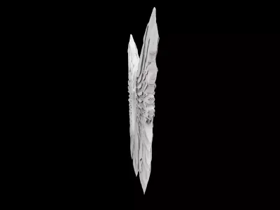 Ice Shard Wings 3d Print Model 3D print model