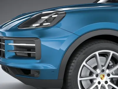Porsche Cayenne 2024 3D model