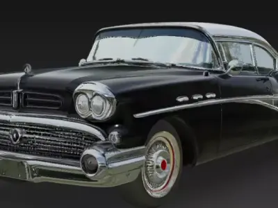 Buick Special 2 Door Sedan 1957 3D model 3D print model 3D print model