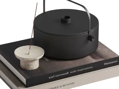 Wabi Sabi Decor Set 3D model