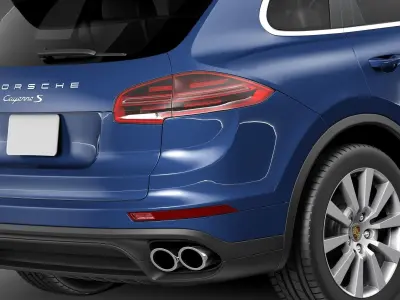 Porsche Cayenne S 2015 3D model