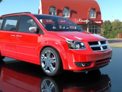 Dodge Grand Caravan 2007 3D model