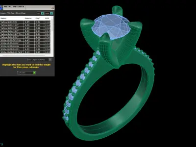 ring for girl  3D print model