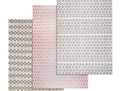 Rug Set 1503 3D model