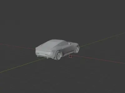 Nissan Z sports car 3D model