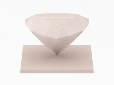 TRILLION Cut Diamond - 3D Printable 3D model