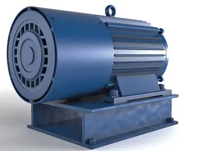 Electric motor 3D model