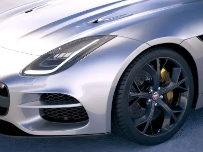 Jaguar F-Type R Convertible 2018 3D model