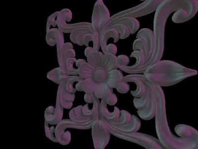 Furniture Appliques 6 3D model