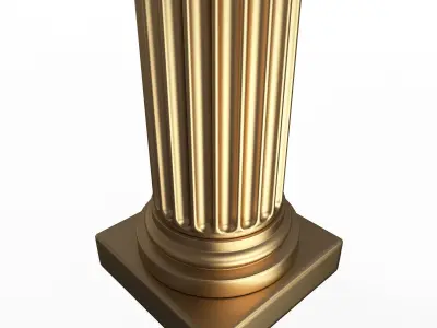 Column Capital 0203 Low-poly 3D model