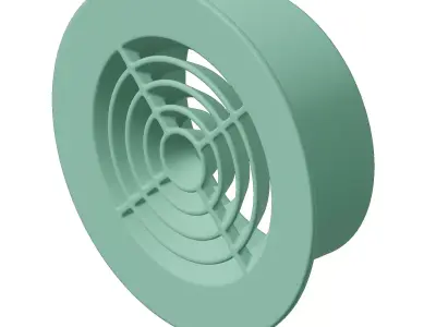 Plastic Round Air Conditioning Vent Toy 3D model