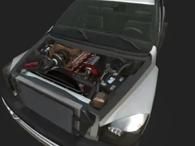 2007 DODGE RAM 3500DRW QUAD CAB 3D model