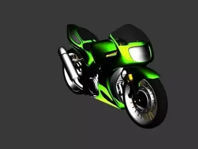 kawasaki ninja 3D model