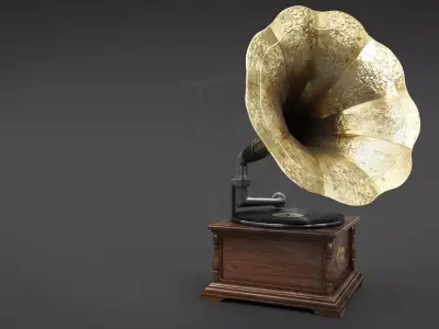 Gramophone 3D model