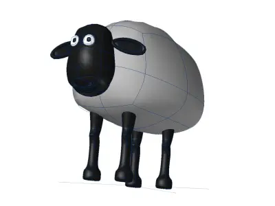 Sheep character 3D model