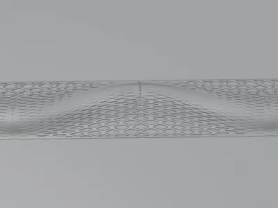 Woven wall panel decoration 3D print model