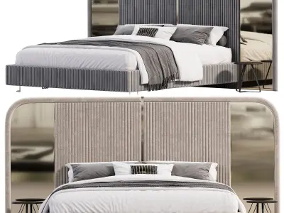 Olivya Luks Bed by Evgor luxury 3D model