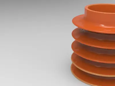 Halo Vase Low-poly 3D model