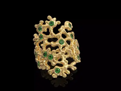 Women Ring 003 3D print model