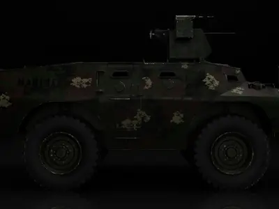  V-150 RCWS 3D Model 3D model