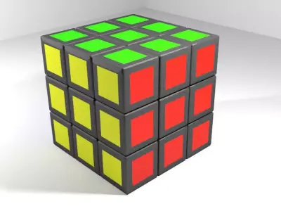 Toys - Rubiks Cube 3D model