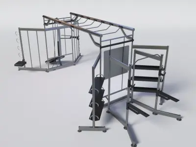 ATLAS GROUP TRAINING SYSTEM Free low-poly 3D model