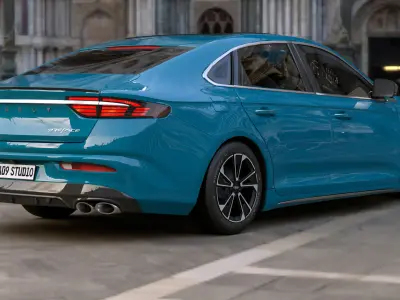  2022 Geely Preface 3D model