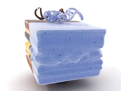 Chocolate Tiramisu Slice model pack Low-poly 3D model