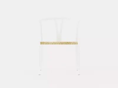 Elysia Dining Chair Steel Low-poly 3D model