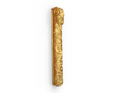 Classic decor ornament carved 01 3D model