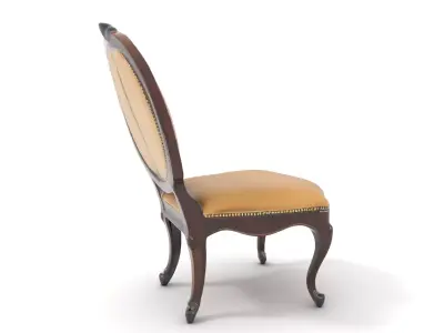 Regal Walnut Chair model pack Low-poly 3D model