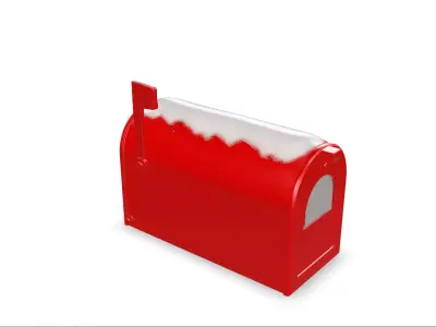 Outdoor Christmas Props Pack Low-poly 3D model