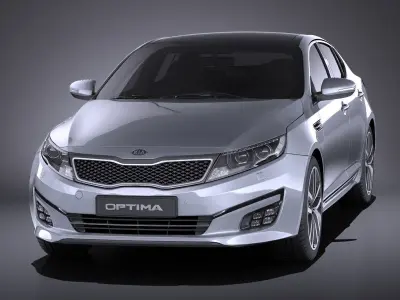 Kia Optima Sport Package 2015 VRAY 3D model