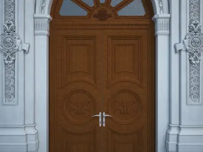 Classic Door 3D model