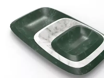 Kura Tray Low-poly 3D model