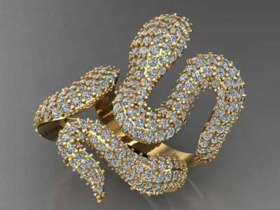 twist ring 3D print model