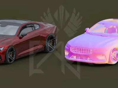 Polestar 2022 3D model