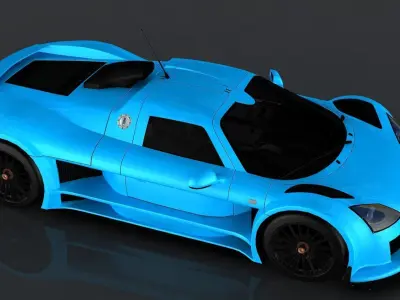 Gumpert Apollo S Low-poly 3D model