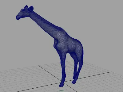 Giraffe Low-poly 3D model